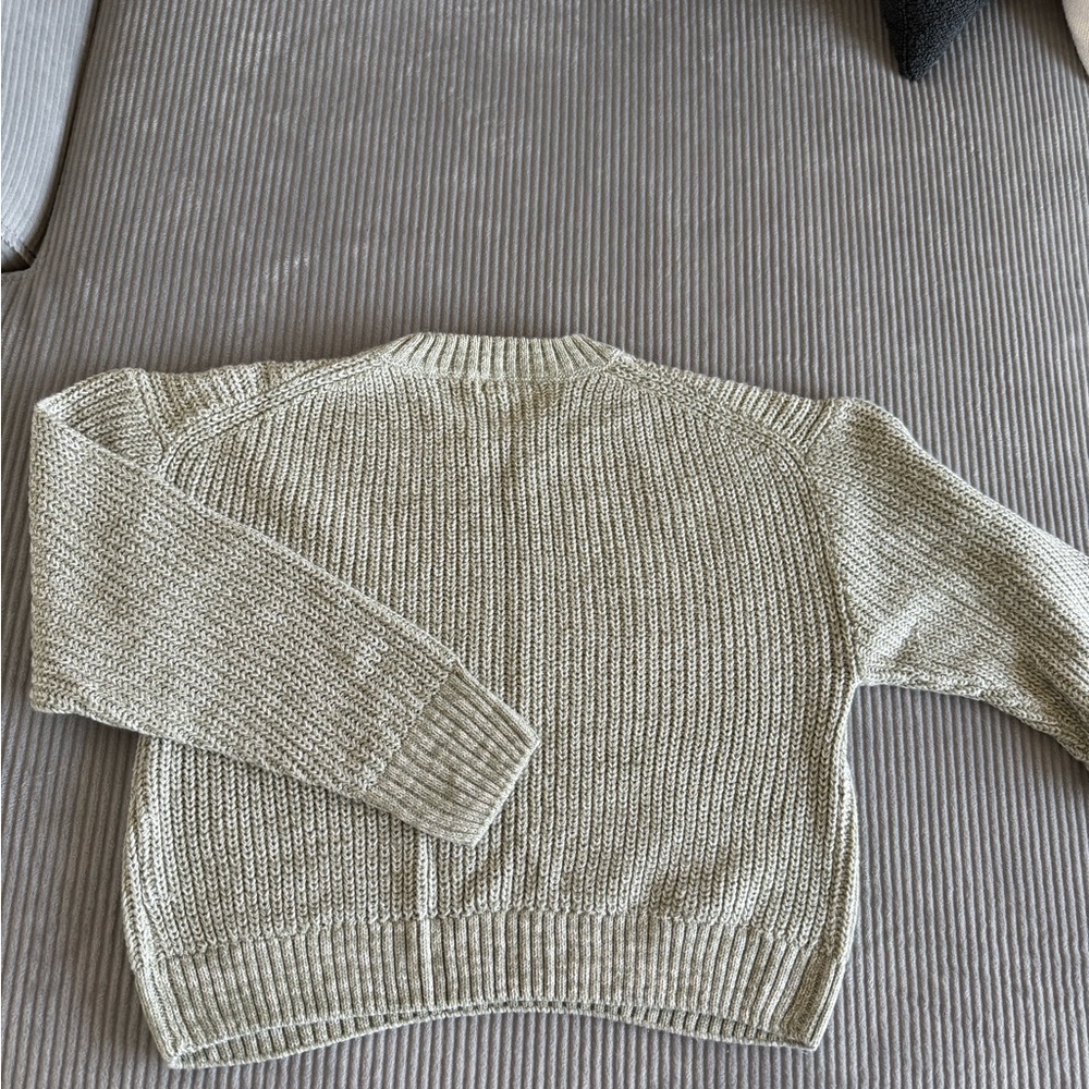 Women's Cream and mint green Sweater